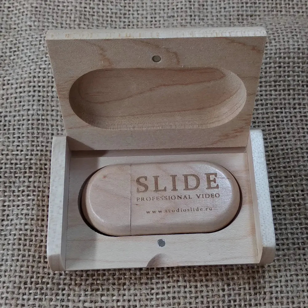 Wooden USB Flash Drive 4–32GB | Custom Logo Engraving Gift Wooden USB Flash Drive PRIMED