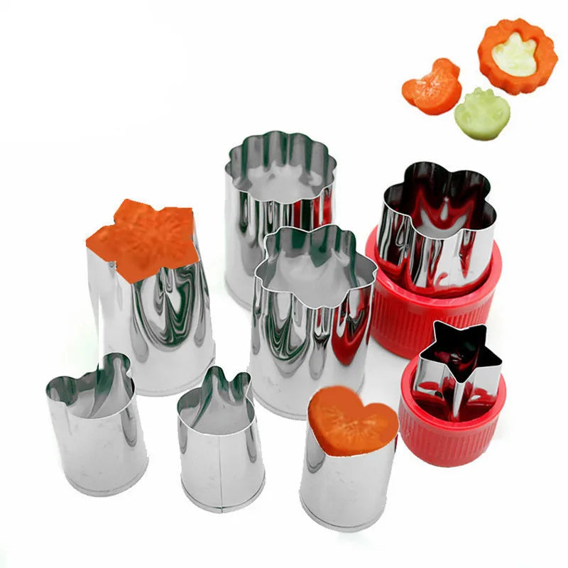 Vegetable Cutter Shapes – DIY Flower Fruit & Cookie Molds