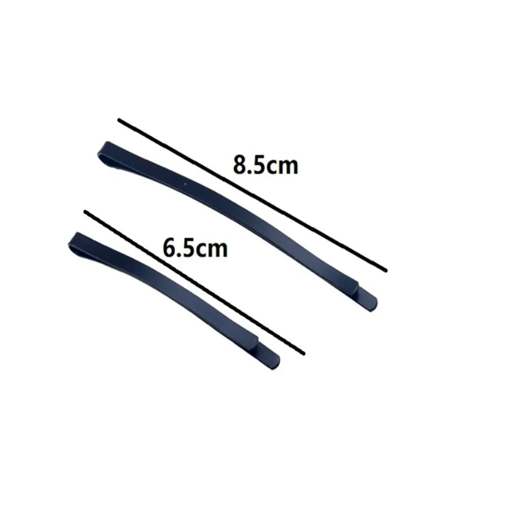 Metal Black BB Hair Clips Arc Barrette – 6 or 12 Pack Hair Clips PRIMED
