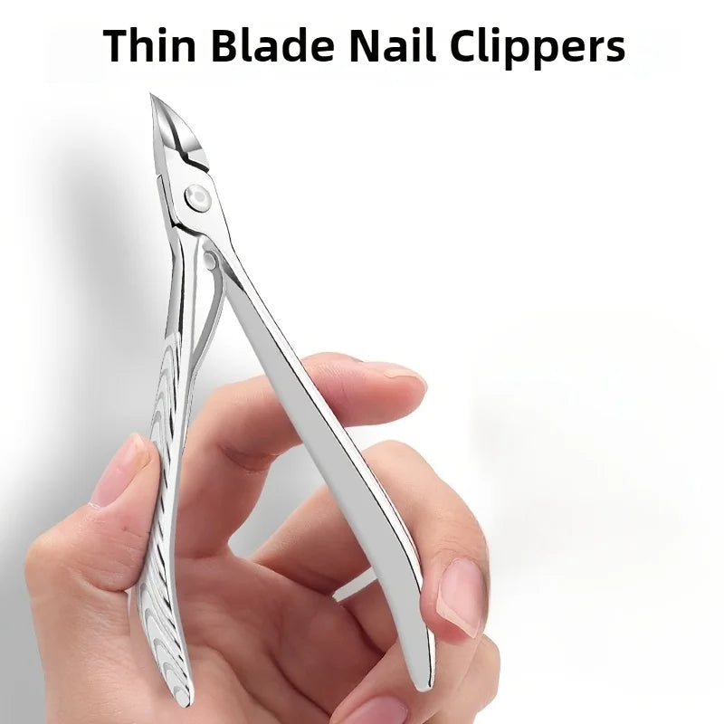 Stainless Steel Nail Clipper Manicure & Pedicure Kit | PRIMED Nail Care Kit PRIMED