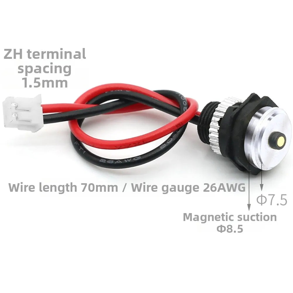 Waterproof Magnetic Connector 2.8A 12V – Short-Circuit Protection
