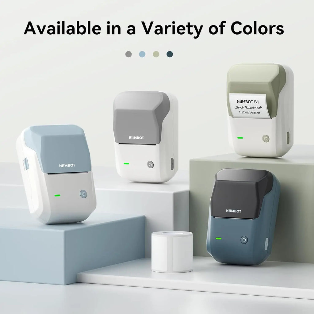 NIIMBOT B1 Bluetooth Thermal Label Printer | 2 Inch Portable Thermal Label Printer PRIMED