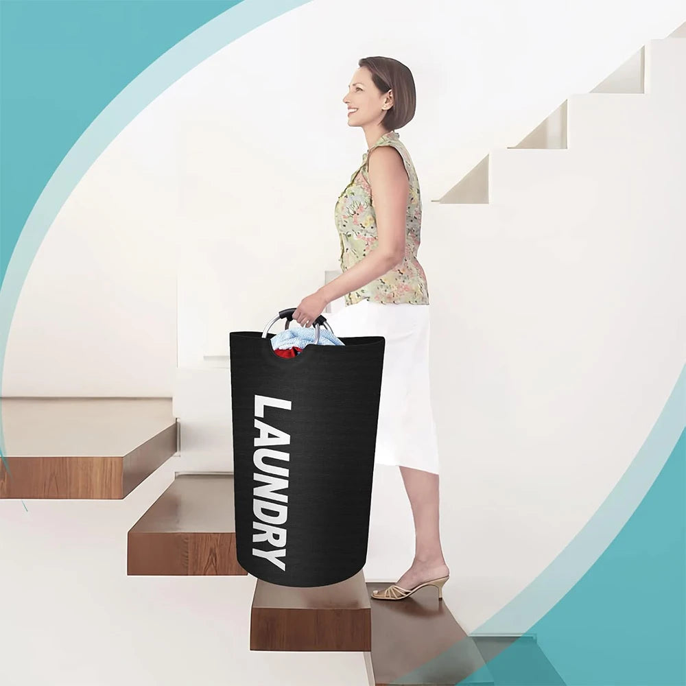 90L Collapsible Laundry Basket – Waterproof Foldable Hamper Laundry Hamper PRIMED