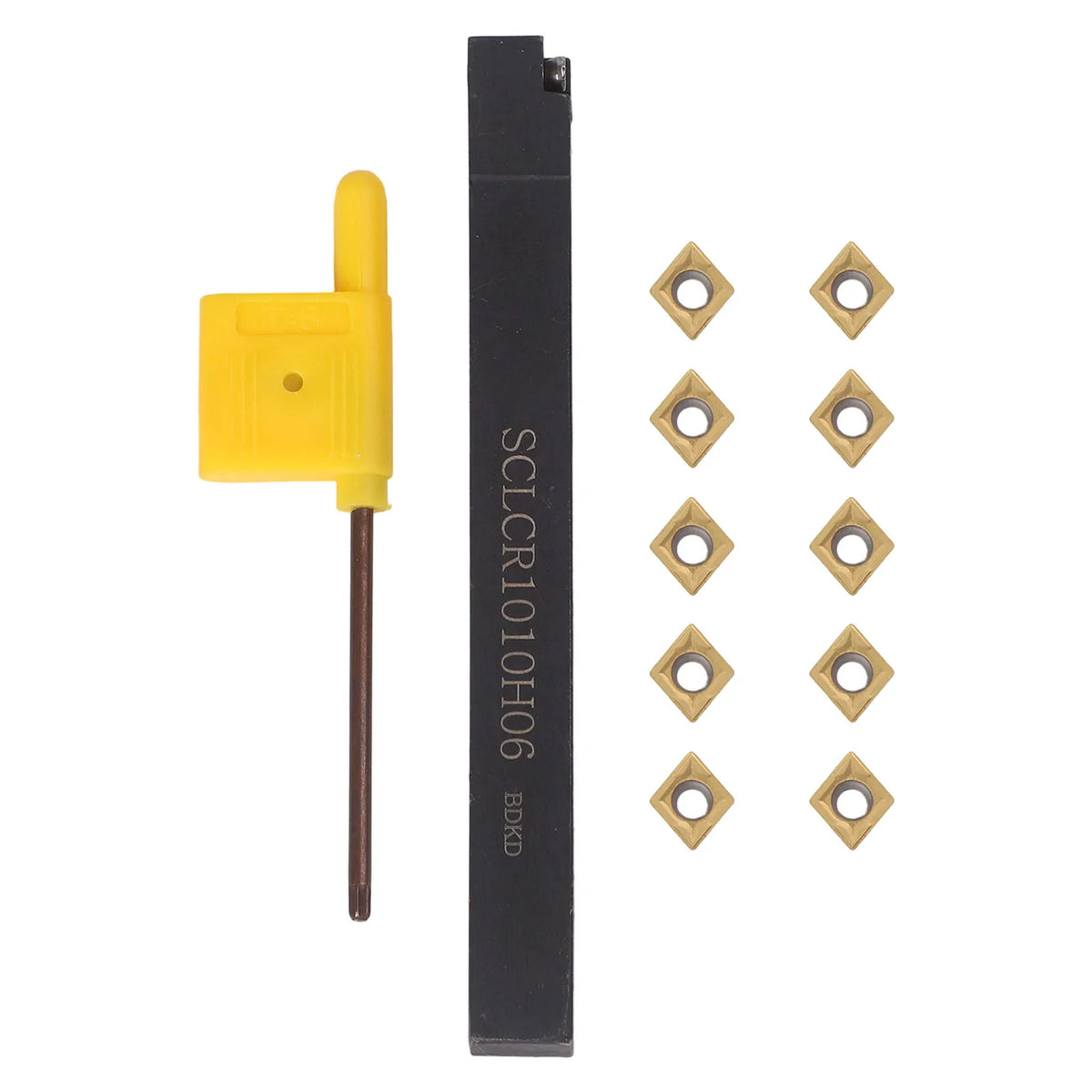 SCLCR1010H06 Carbide Insert Turning Tool Set 100×10×10mm