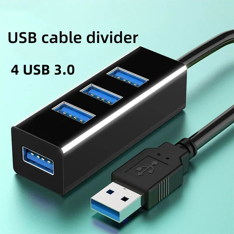 4-Port USB 3.0 Hub Splitter – High-Speed PC & Laptop Expander USB Hub PRIMED