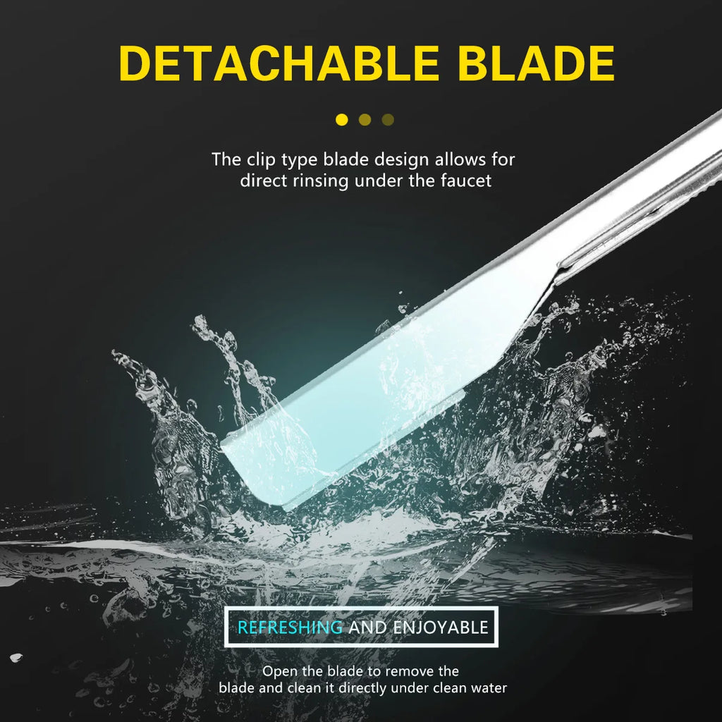 Vintage Folding Straight Razor 25g – Detachable Half-Blade Shaver