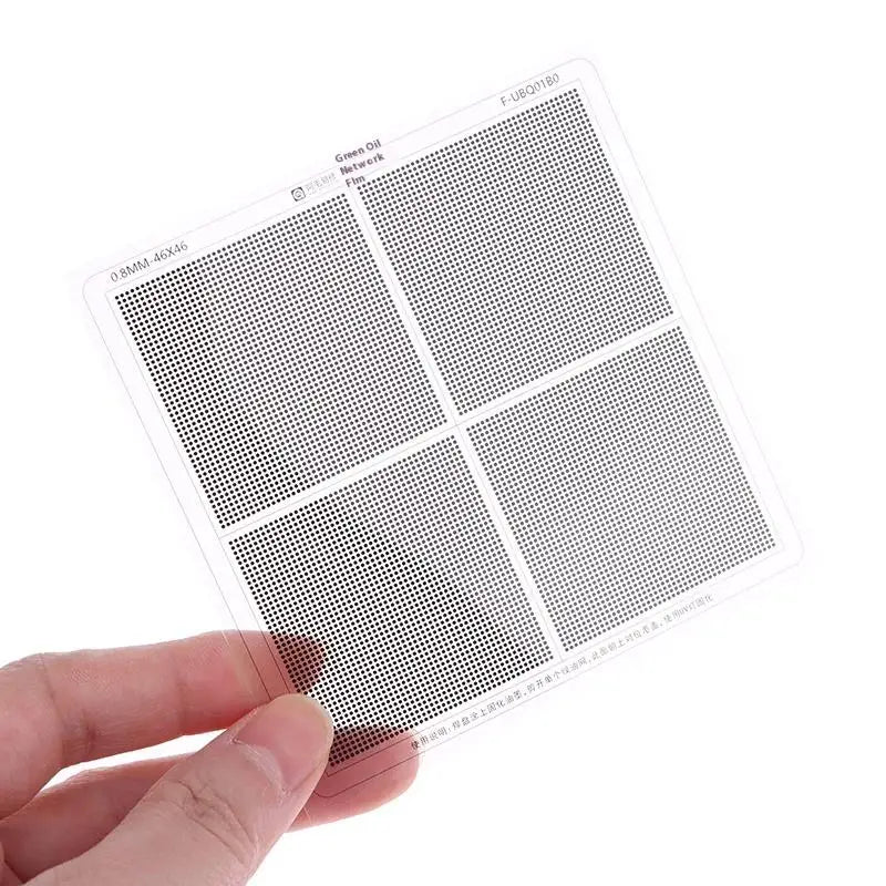 UV Solder Mask BGA Reballing Stencil | 0.3–1.0mm Spacing
