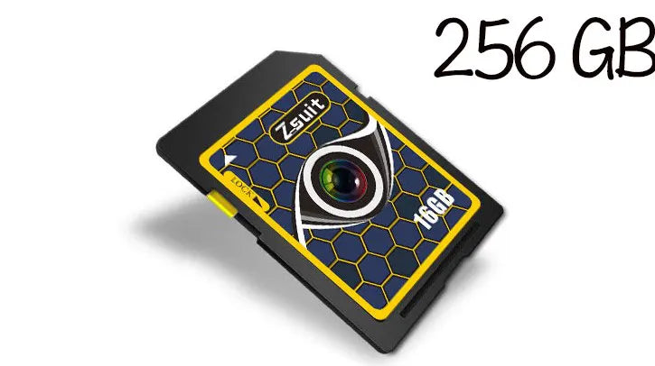 Zsuit 64GB–256GB Class 10 U3 Micro SD Card | 4K HD Camera UAV
