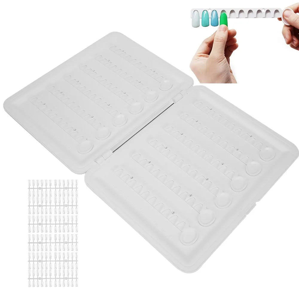 Nail Gel Polish Display Book – 120-Slot Swatch Organizer