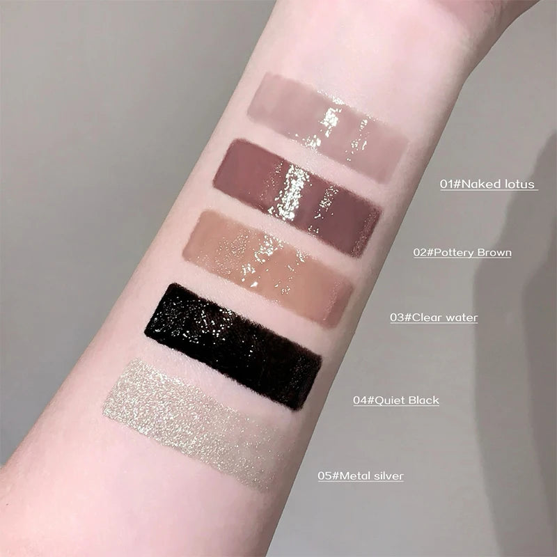 Nude Mirror Lip Gloss – Pearlescent Jelly Lip Oil, 5 Shades Lip Gloss PRIMED