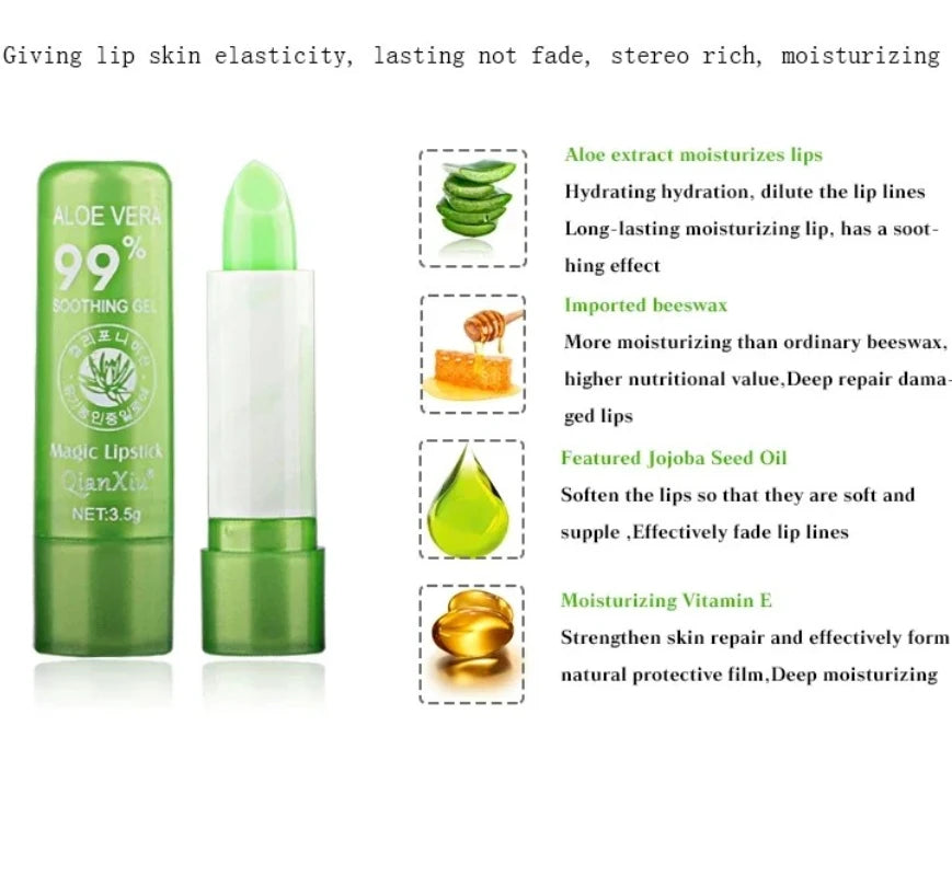 Blana Aloe Vera Color-Changing Jelly Lipstick | Long-Lasting Color-Changing Lipstick PRIMED