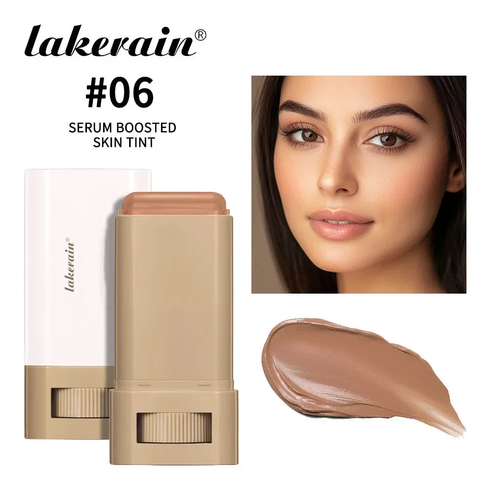 6-Color Tinted Foundation Stick – Matte Full Coverage Concealer