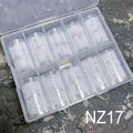 White Flower Lace Nail Foil Stickers & Transfer Decals – 1 Box