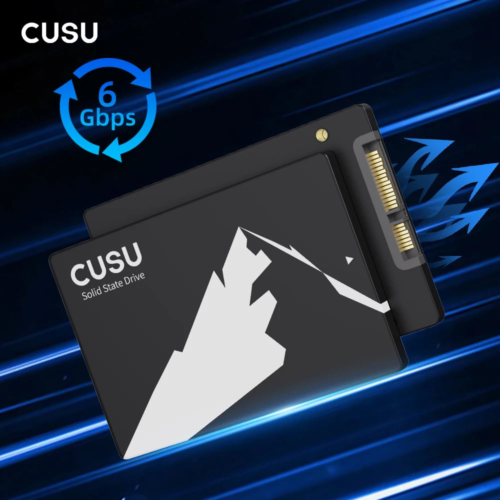 CUSU 2.5" SATA III SSD 256GB–4TB | Solid State Drive Internal SSD PRIMED
