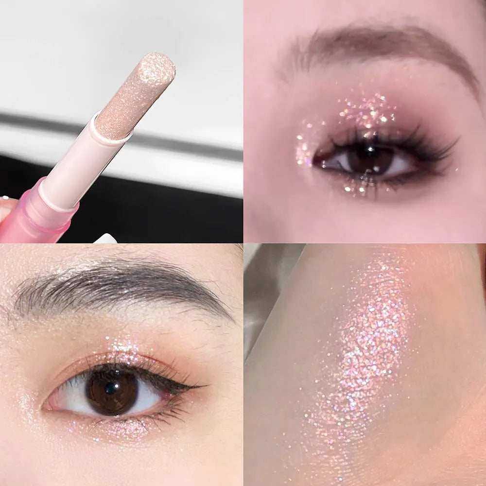 Shimmer Highlighter Stick – Diamond Glitter Eyeshadow Pencil