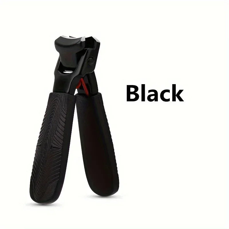 Stainless Steel Nail Clipper – Sharp Fingernail & Toenail Cutter Nail Clipper PRIMED Black