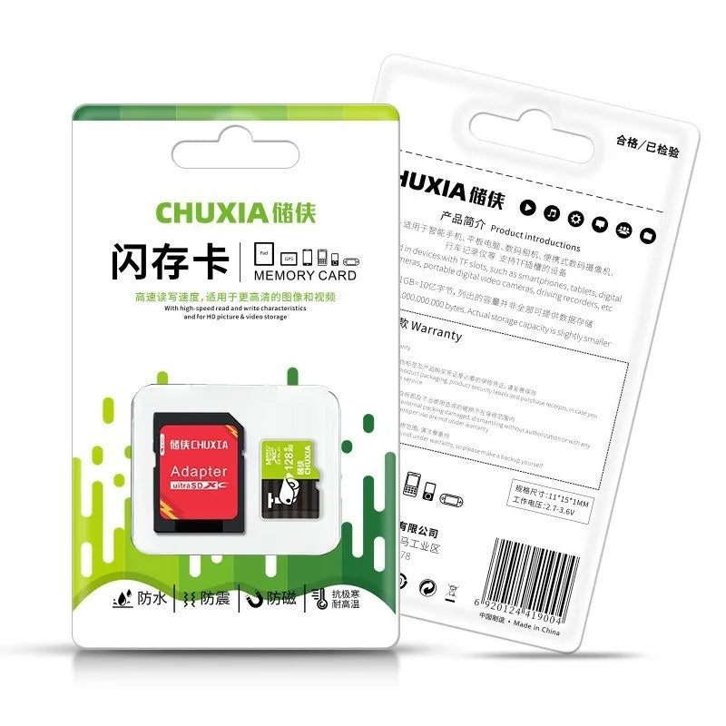 TF MicroSD Card 32GB 64GB 128GB – Dashcam & Camera Storage