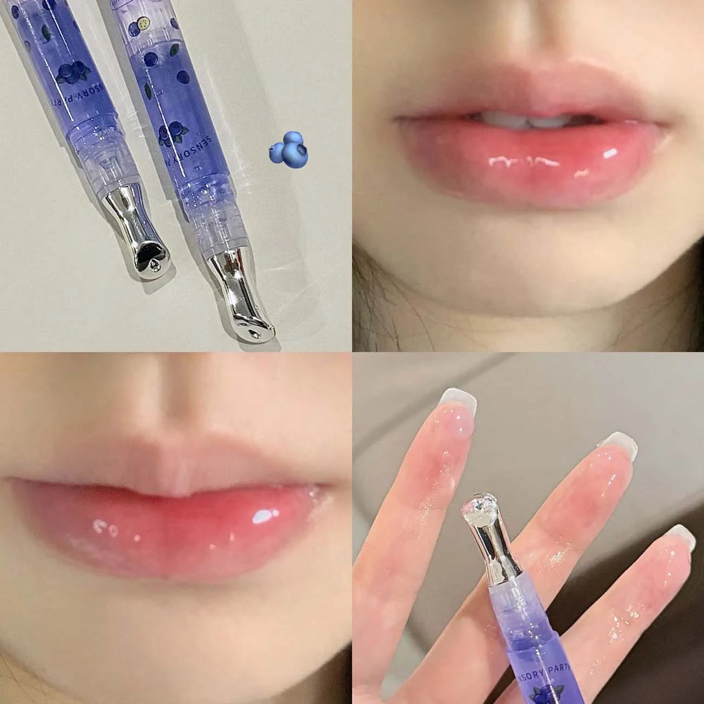 Plumping Lip Gloss Serum – Moisturizing & Long-Lasting Lip Gloss Serum PRIMED blueberry-07