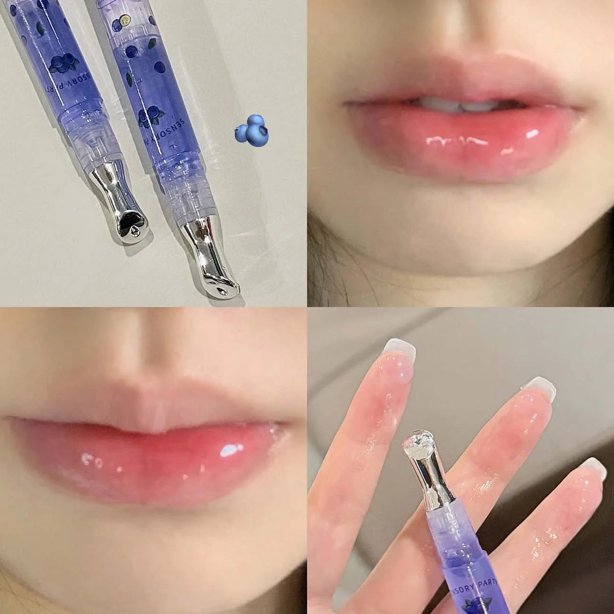 Plumping Lip Gloss Serum – Moisturizing & Long-Lasting Lip Gloss Serum PRIMED blueberry-07