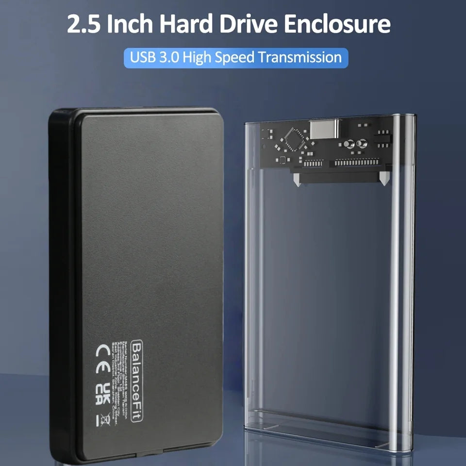 USB 3.0 Type-C 2.5" SATA SSD HDD Enclosure – 5Gbps Tool-Free HDD Enclosure PRIMED
