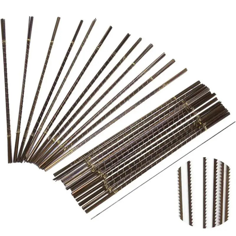 Jewelry Metal Cutting Saw Blades Set 13cm – 12 Pcs Carbon Steel Jewelry Saw Blades PRIMED