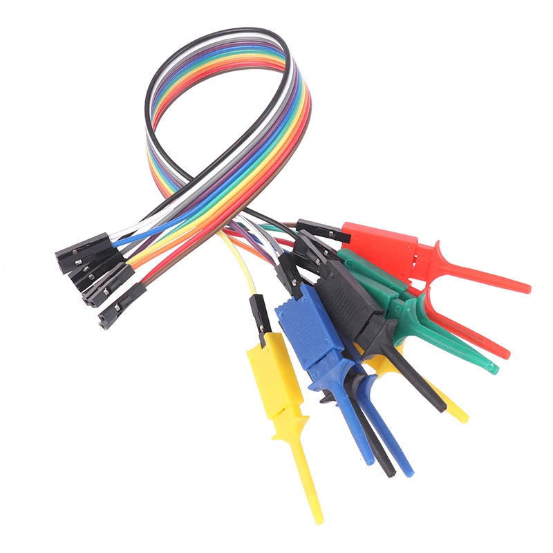 Test Hook Clip Probe Kit – Logic Analyzer Cable Gripper 20cm