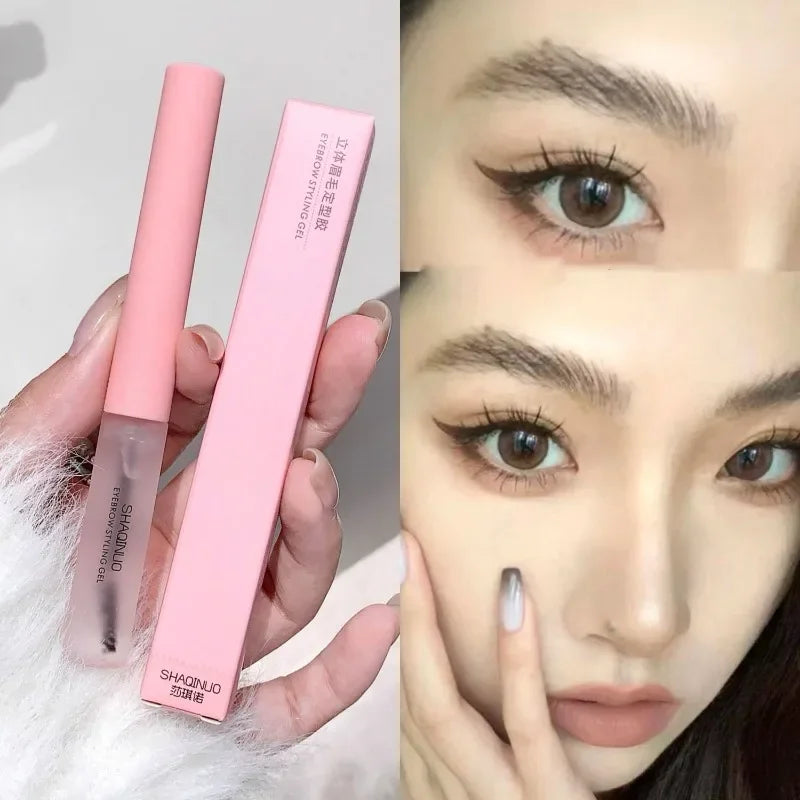 Transparent Waterproof Eyebrow Styling Gel – 3D Natural Brow Eyebrow Styling Gel PRIMED