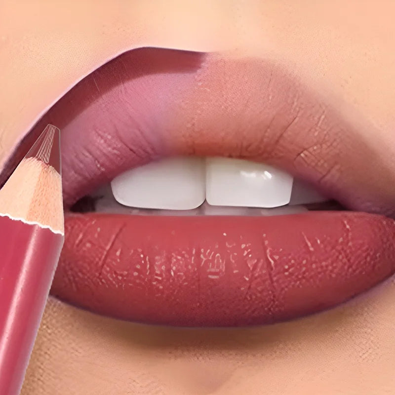 Waterproof Matte Lip Liner Pencil | 28 Shades, Long-Lasting