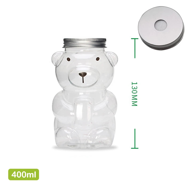 Transparent PET Juice Bottle Sealed Cap 350ml 500ml | Cold Drinks