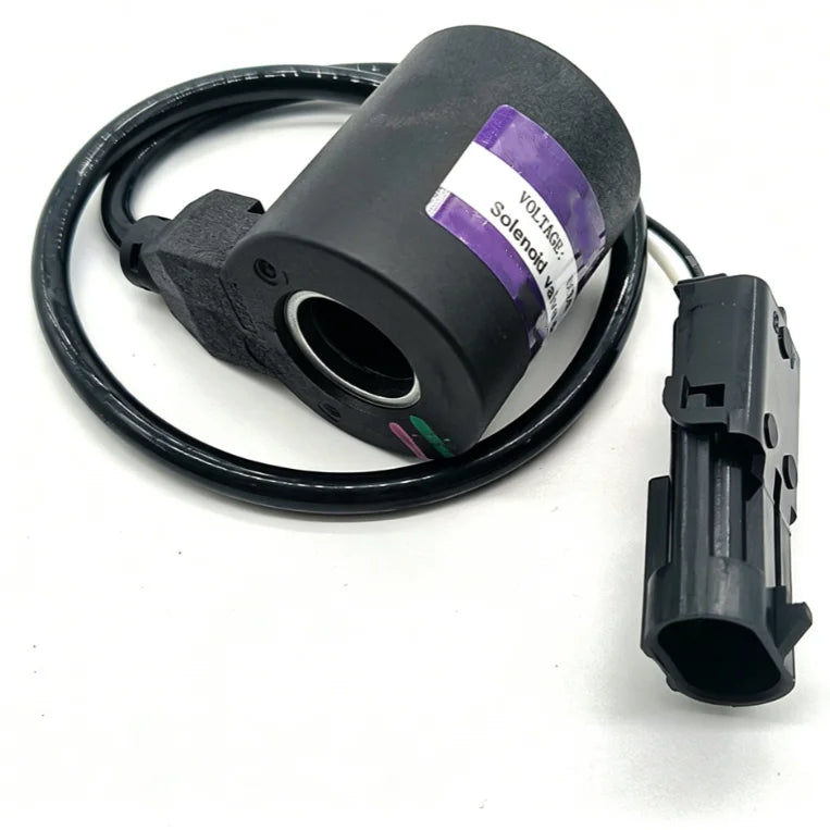Solenoid Valve Coil for Sany SY55 SY65 SY75 SY95 Excavator Excavator Solenoid Coil PRIMED