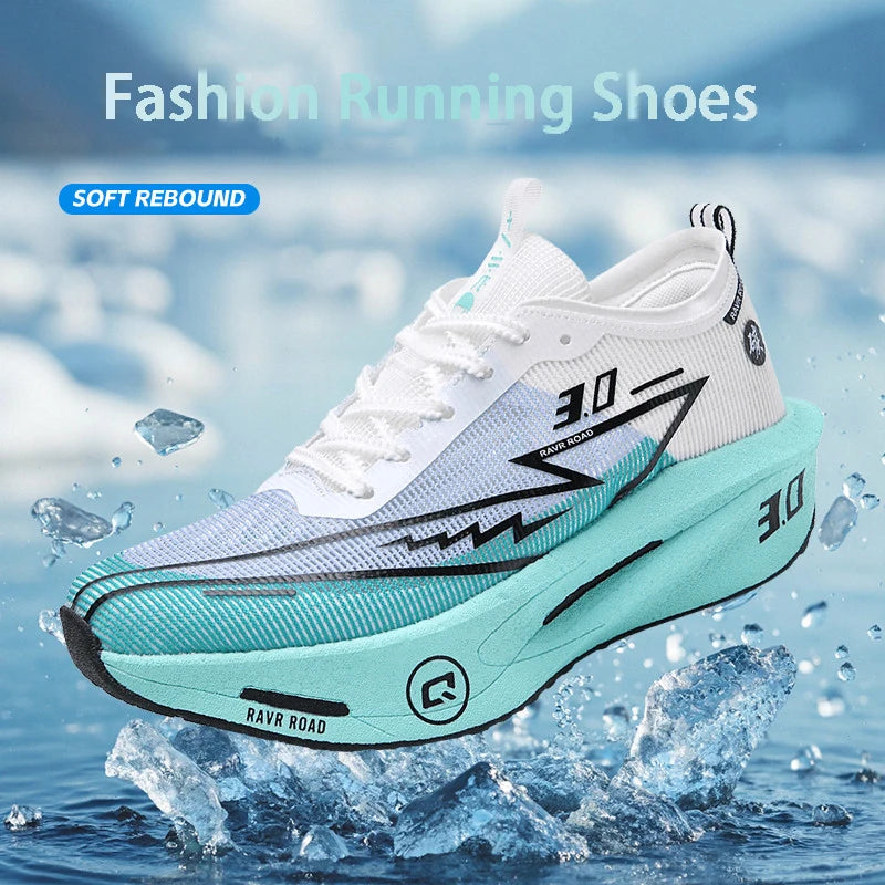 LETCOMFIT Men's Mesh Running Sneakers | Carbon Board Cushion Men's Running Sneakers PRIMED