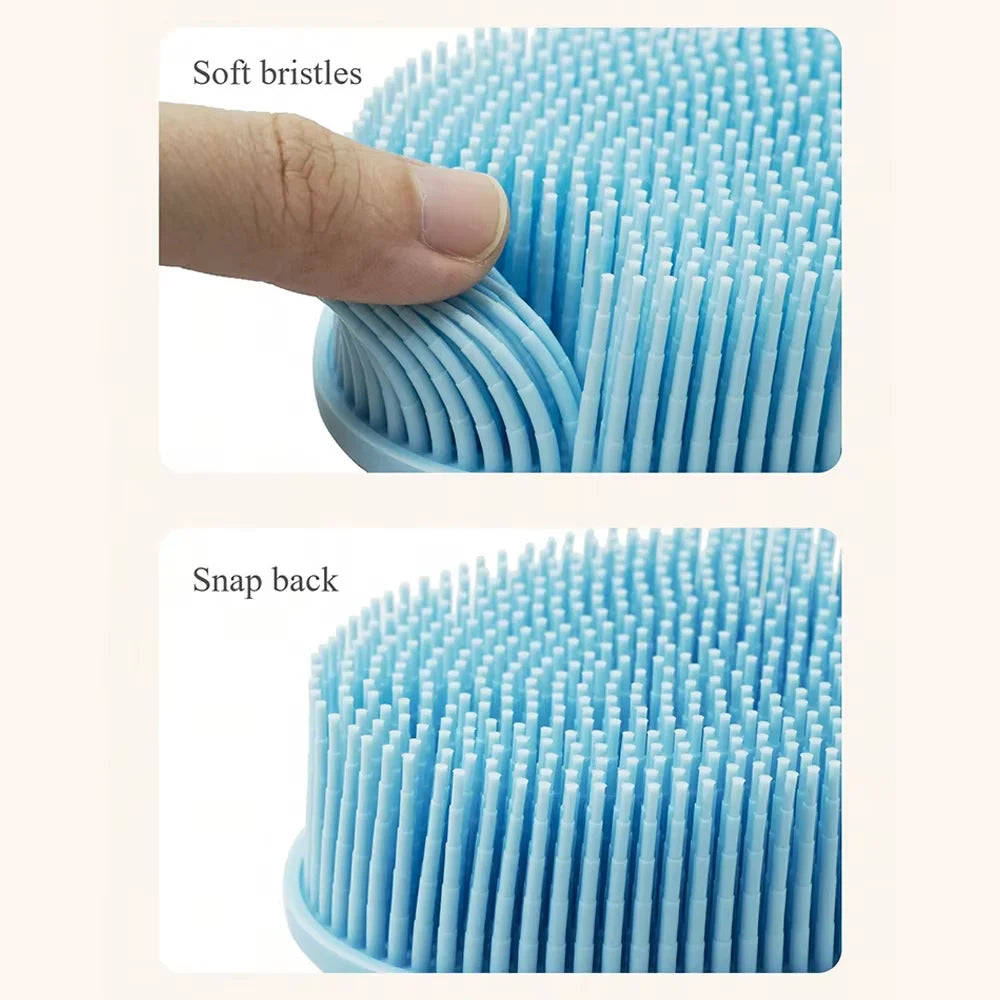 Silicone Shower Brush – Body Scrub & Scalp Massager Shower Scrub Brush PRIMED