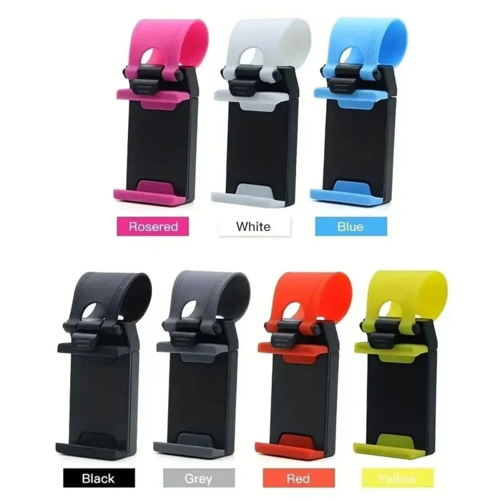 Universal Car Steering Wheel Phone Holder & GPS Mount Car Phone Mount PRIMED