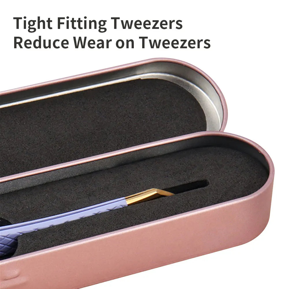 Magnetic Tinplate Eyelash Tweezer Case | Lash Storage Box Tweezer Storage Case PRIMED