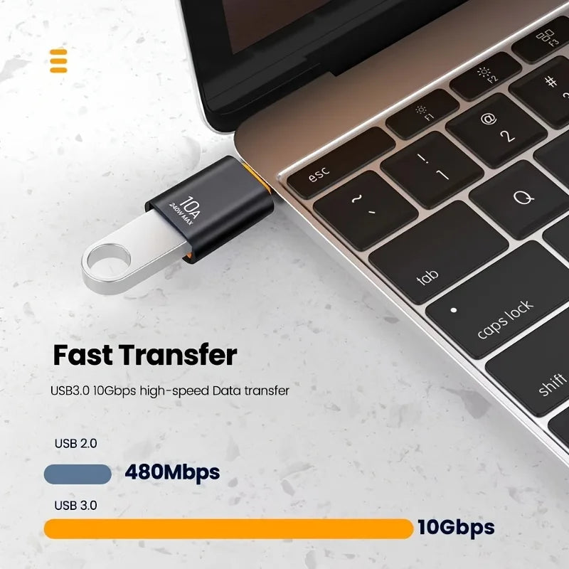 USB-C to USB-A OTG Adapter | Type-C Male to USB Female USB OTG Adapter PRIMED