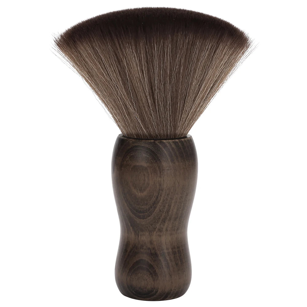Soft Black Barber Neck Face Duster Brush – Salon Hair Tool