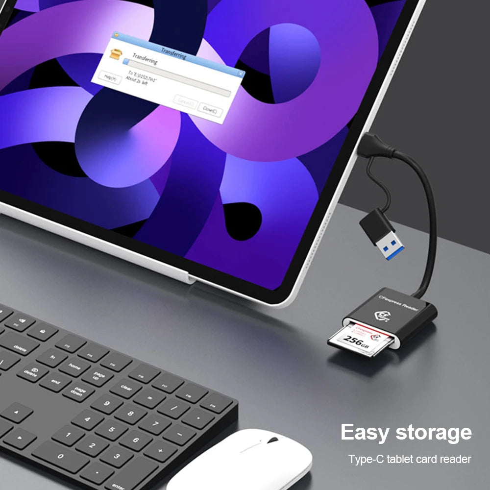 CFexpress Type B Card Reader USB 3.2 Gen 2 – 10Gbps USB-C Memory Card Reader PRIMED