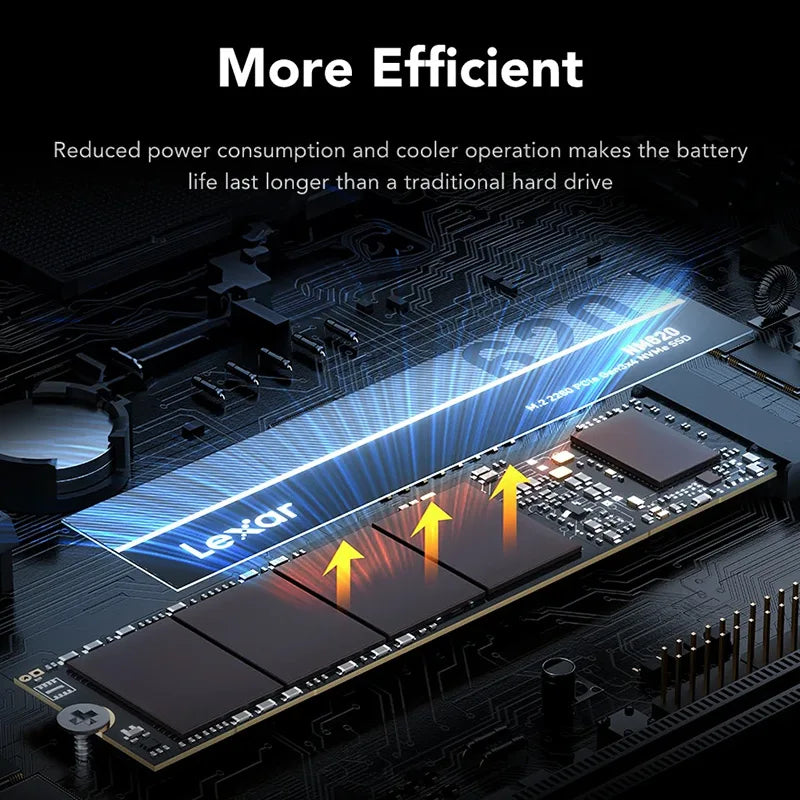 Lexar NM620 NVMe M.2 2280 PCIe 3.0 SSD 256GB 512GB 3500MB/s NVMe Internal SSD PRIMED
