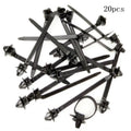 Nylon Push Mount Wire Harness Clamp Clips 10/20PCS Black Wire Harness Clips PRIMED A20