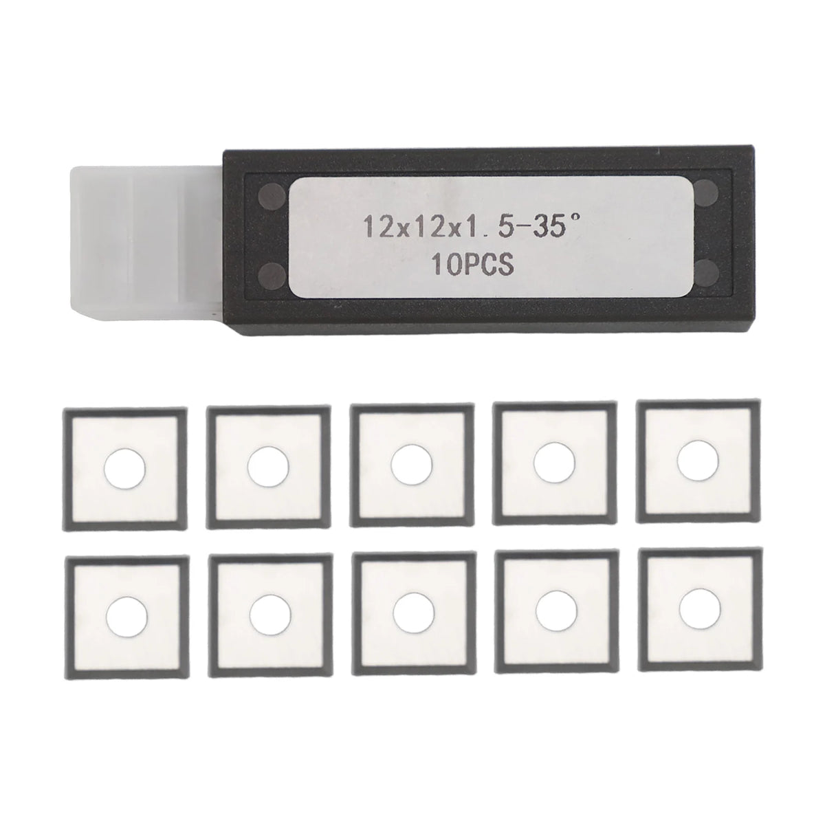 Square Carbide Inserts 12x12mm | 4-Edge Wood Lathe Blades