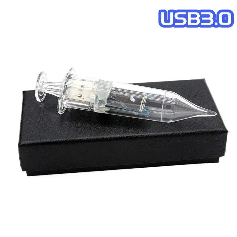 Syringe USB 3.0 Flash Drive Novelty Memory Stick 4–64GB