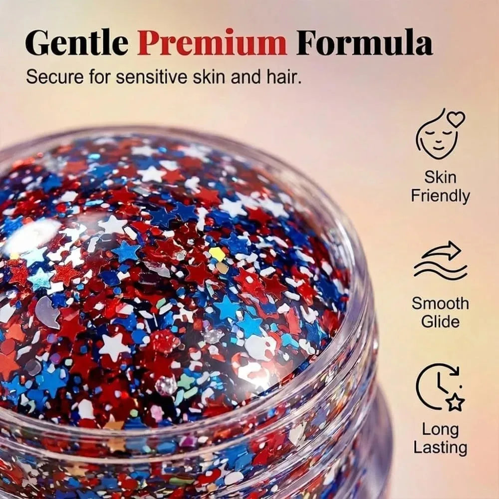 Star Sequin Glitter Stick – Face, Body & Hair Shimmer Makeup