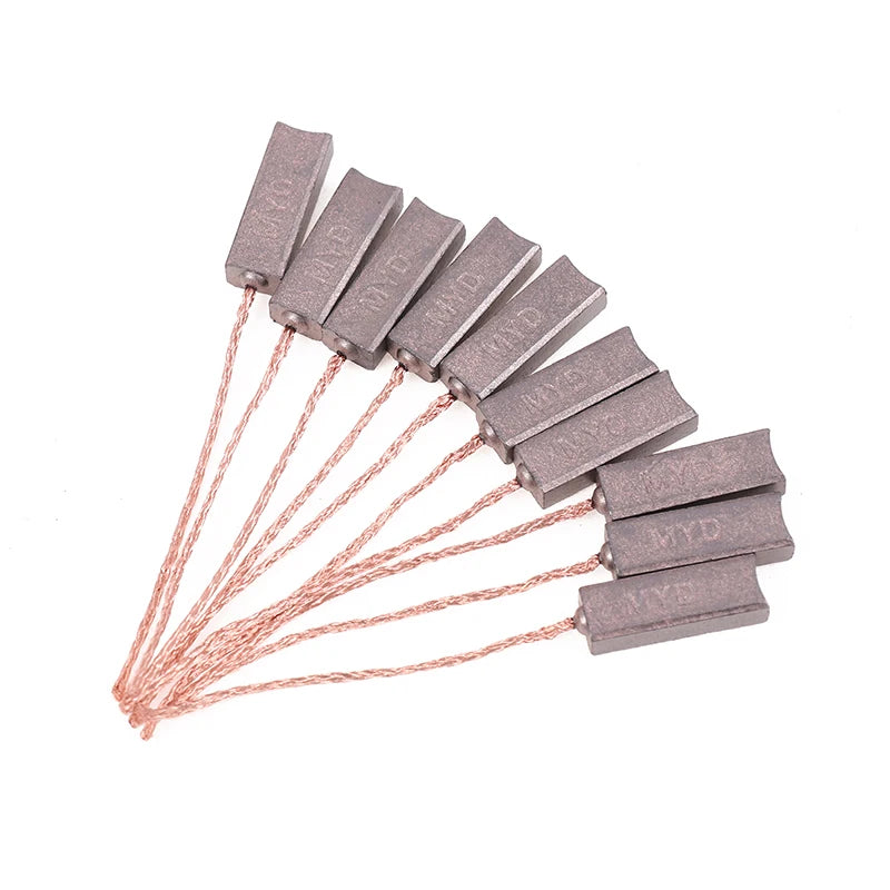 10PCS Carbon Brushes BYD Alternator Regulator 4.5×6.5×20mm
