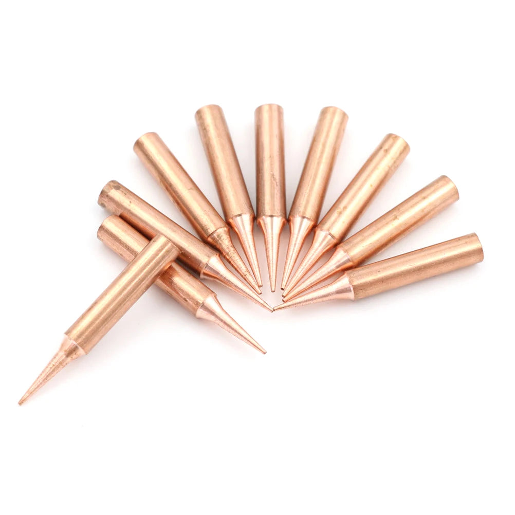 10-Pack 900M-T-I Pure Copper Soldering Tips | 936 937 Station