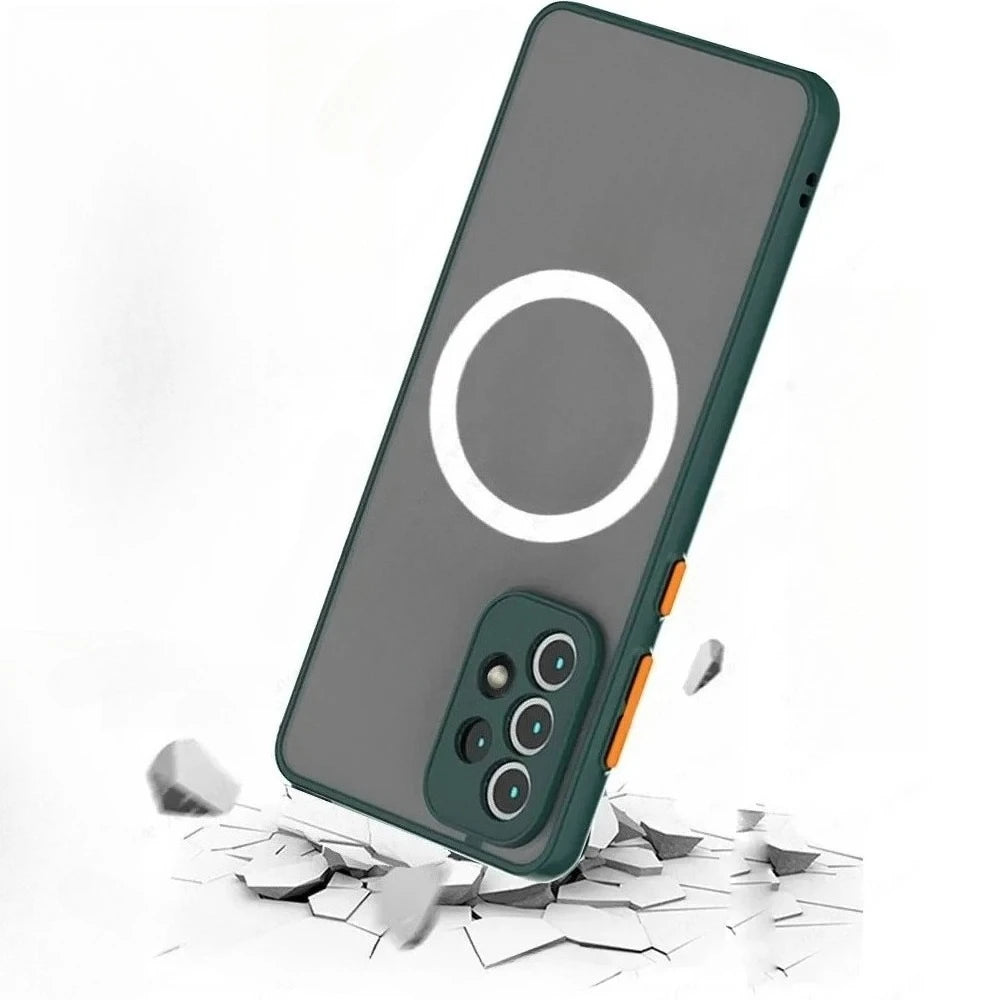 Magnetic Wireless Charging Case Samsung Galaxy – Matte Shockproof Phone Case PRIMED