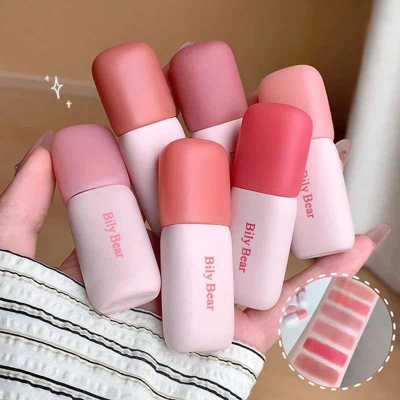 Soft Matte Liquid Lipstick – Nude Pink Velvet Lip Cream Liquid Lipstick PRIMED