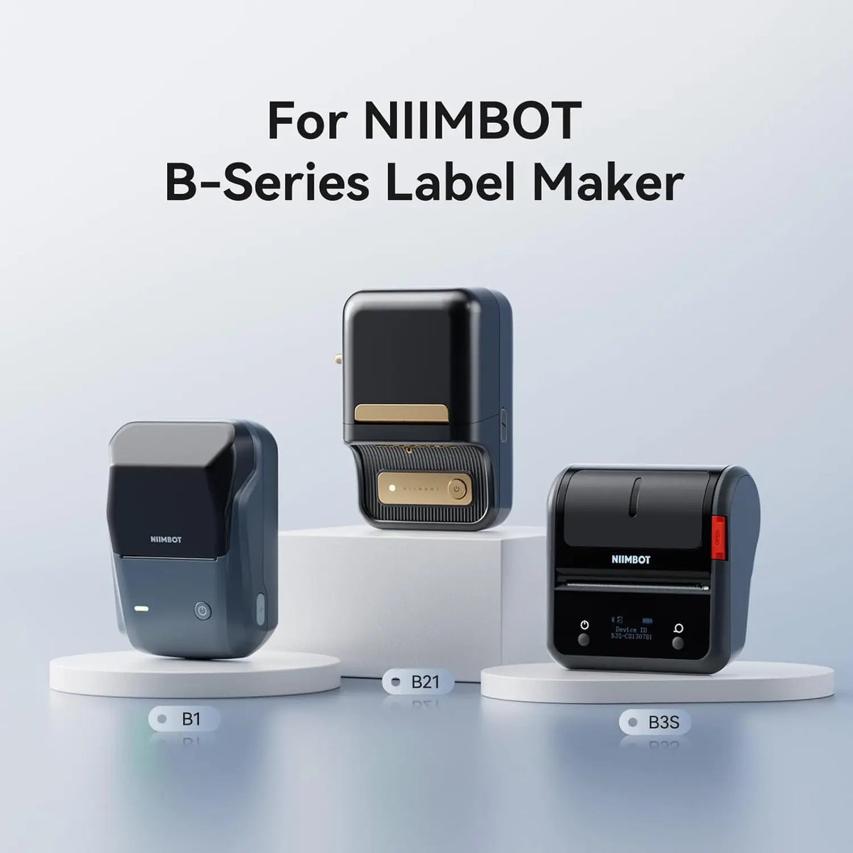 NiiMBOT Thermal Label Roll – Waterproof Round Stickers B1 B21 Thermal Label Roll PRIMED