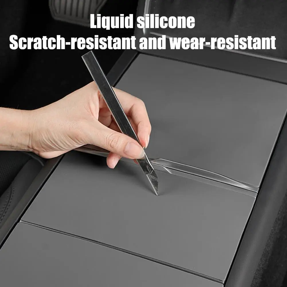 Tesla Model 3 & Model Y Silicone Console Pad Anti-Slip Protector Car Console Protector PRIMED