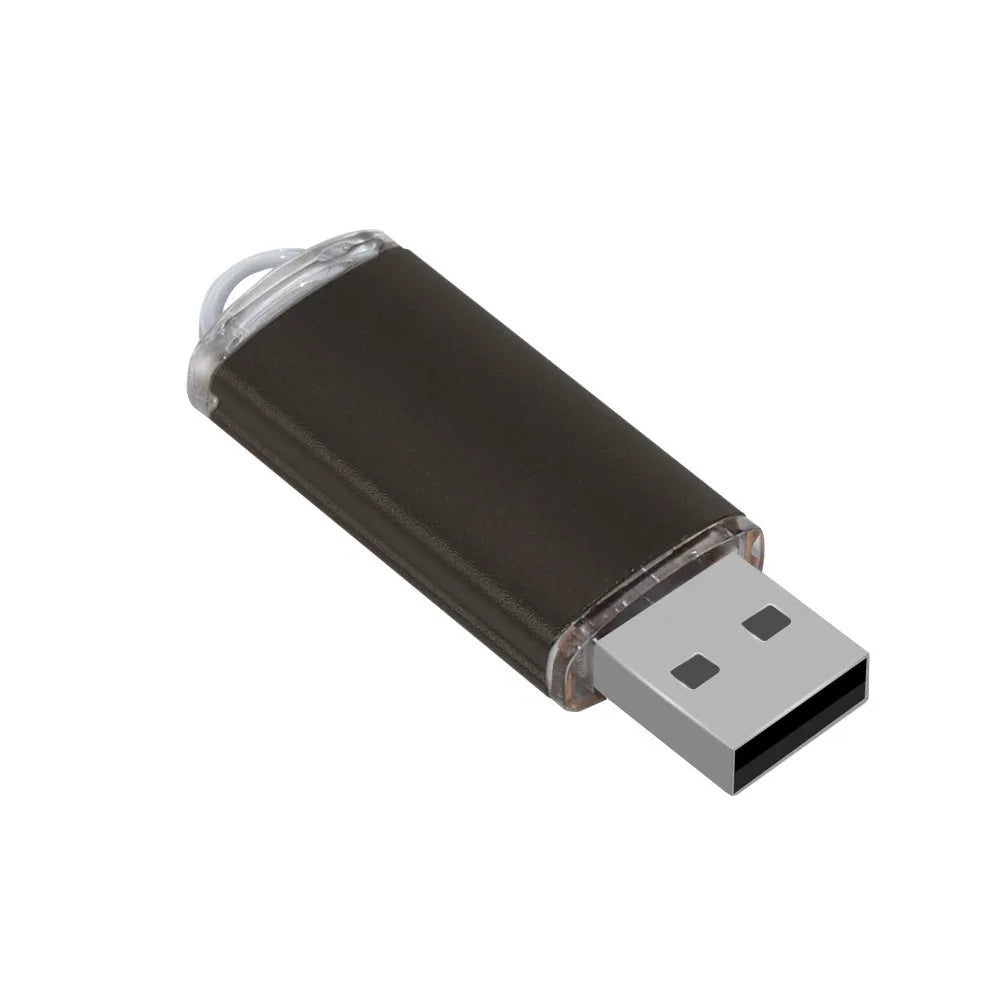 Metal USB 2.0 Flash Drive 4GB–64GB | Custom Logo Engraved USB Flash Drive PRIMED black 4GB