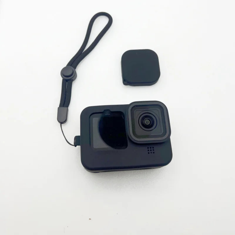 Silicone Case + Lens Cap for GoPro Hero 13/12/11/10/9 & DJI